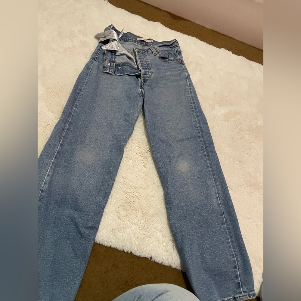 Ribcage straight ankle  jeans